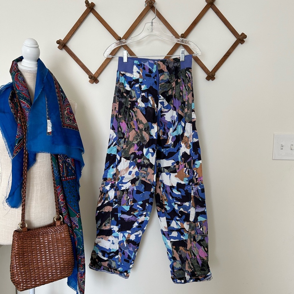 💫Free People Multicolor Camouflage Joggers - Picture 5 of 12